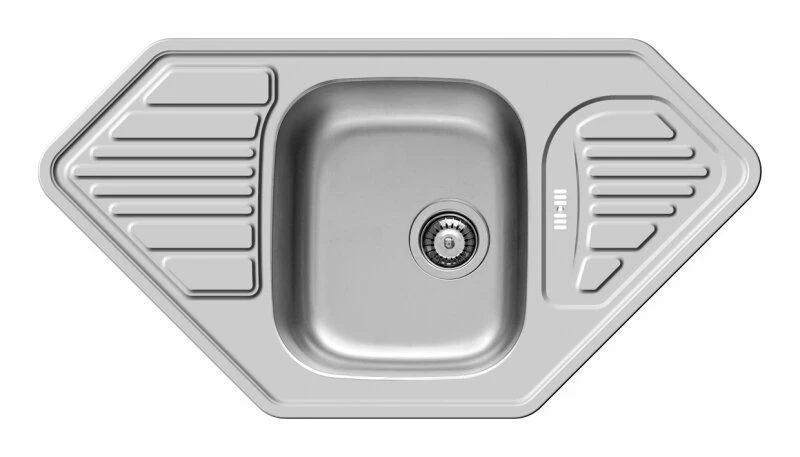 Eckspüle MEDUSA CORNER - Edelstahl - Unterschränke ab 45 cm 1 Eckspüle MEDUSA CORNER - Edelstahl - Unterschränke ab 45 cm