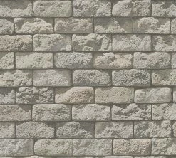 Papiertapete DEKORA NATUR 6 - Mauer - creme-beige - 10 Meter