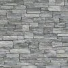 Vliestapete BEST OF WOOD`N STONE - Steinwand - grau - 10 Meter