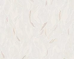 Papiertapete OK 6 - beige-metallic - gemustert - 10 Meter