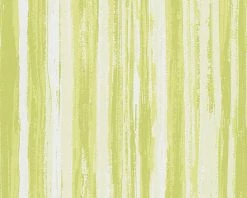 Vliestapete BRIGITTE HOME 5 - grün-weiß - Streifen - 10 Meter