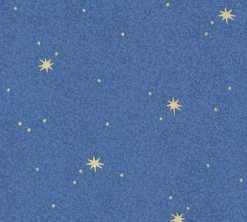 Tapete DEKORA NATUR 6 - blau-gelb - Sternenhimmel - 10 Meter