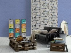 Tapete BOYS & GIRLS 5 - blau - 10 Meter 6 Tapete BOYS & GIRLS 5 - blau - 10 Meter -Baumarkt Verkaufsgeschäft 9001008700 03 1600Wx1600H