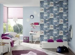 Tapete BOYS & GIRLS 5 - hellblau - 10 Meter -Baumarkt Verkaufsgeschäft 9001008800 03 1600Wx1600H