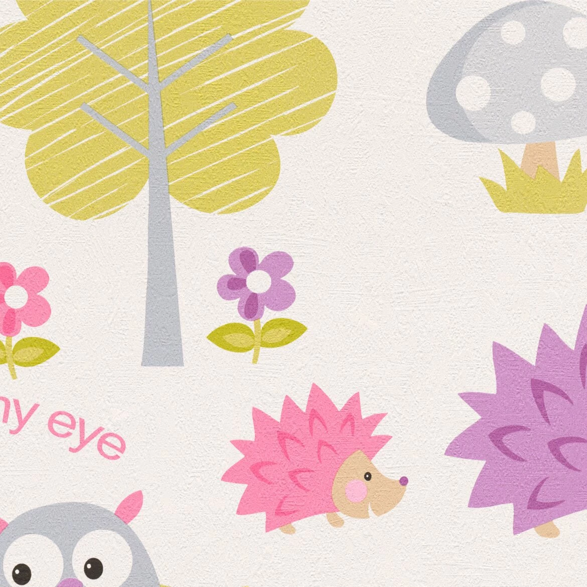 Tapete BOYS & GIRLS 5 - rosa - Wald - 10 Meter 2 Tapete BOYS & GIRLS 5 - rosa - Wald - 10 Meter – Bild 2