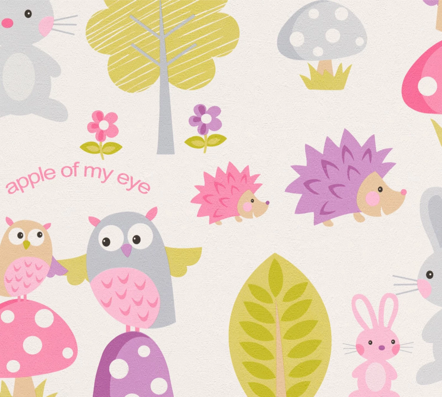 Tapete BOYS & GIRLS 5 - rosa - Wald - 10 Meter 1 Tapete BOYS & GIRLS 5 - rosa - Wald - 10 Meter