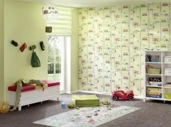 Tapete BOYS & GIRLS 5 - grün - Autos - 10 Meter -Baumarkt Verkaufsgeschäft 9001017600 03 1600Wx1600H