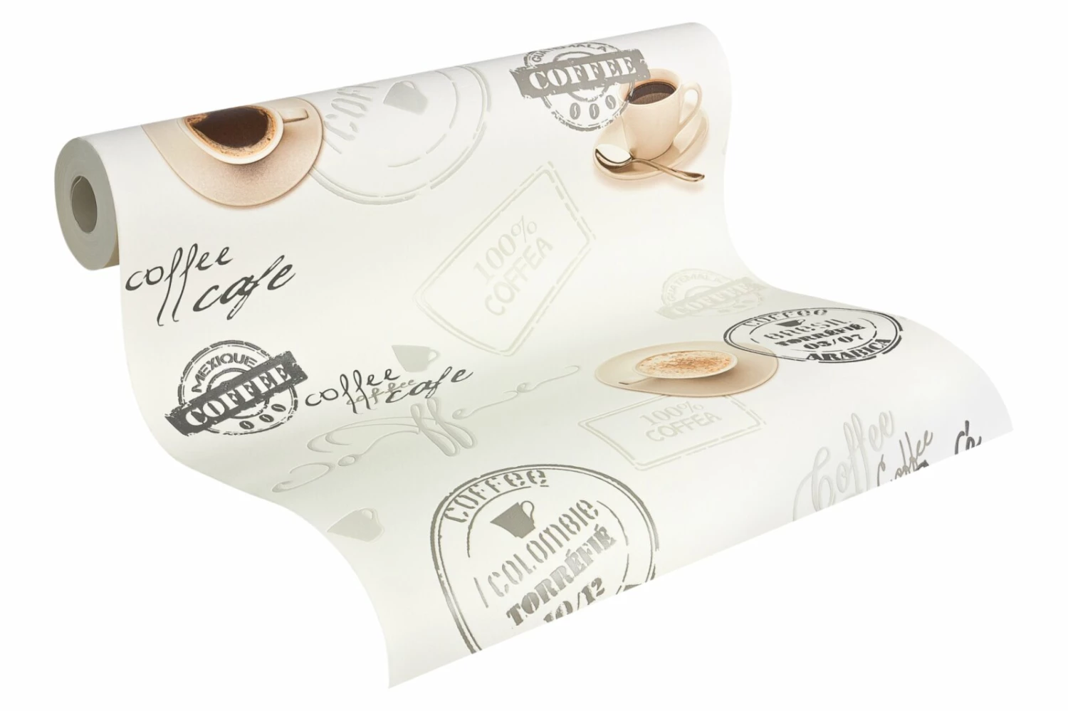 Vinyltapete SIMPLY DECOR - Kaffee - creme-braun - 10 Meter 2 Vinyltapete SIMPLY DECOR - Kaffee - creme-braun - 10 Meter – Bild 2