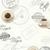 Vinyltapete SIMPLY DECOR - Kaffee - creme-braun - 10 Meter