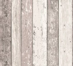 Vinyltapete BEST OF WOOD´N STONE - braun - Holz - 10 Meter