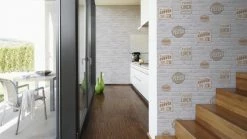 Vliestapete COCKTAIL 2 - Mauer - beige - 10 Meter -Baumarkt Verkaufsgeschäft 9001031300 04 1600Wx1600H