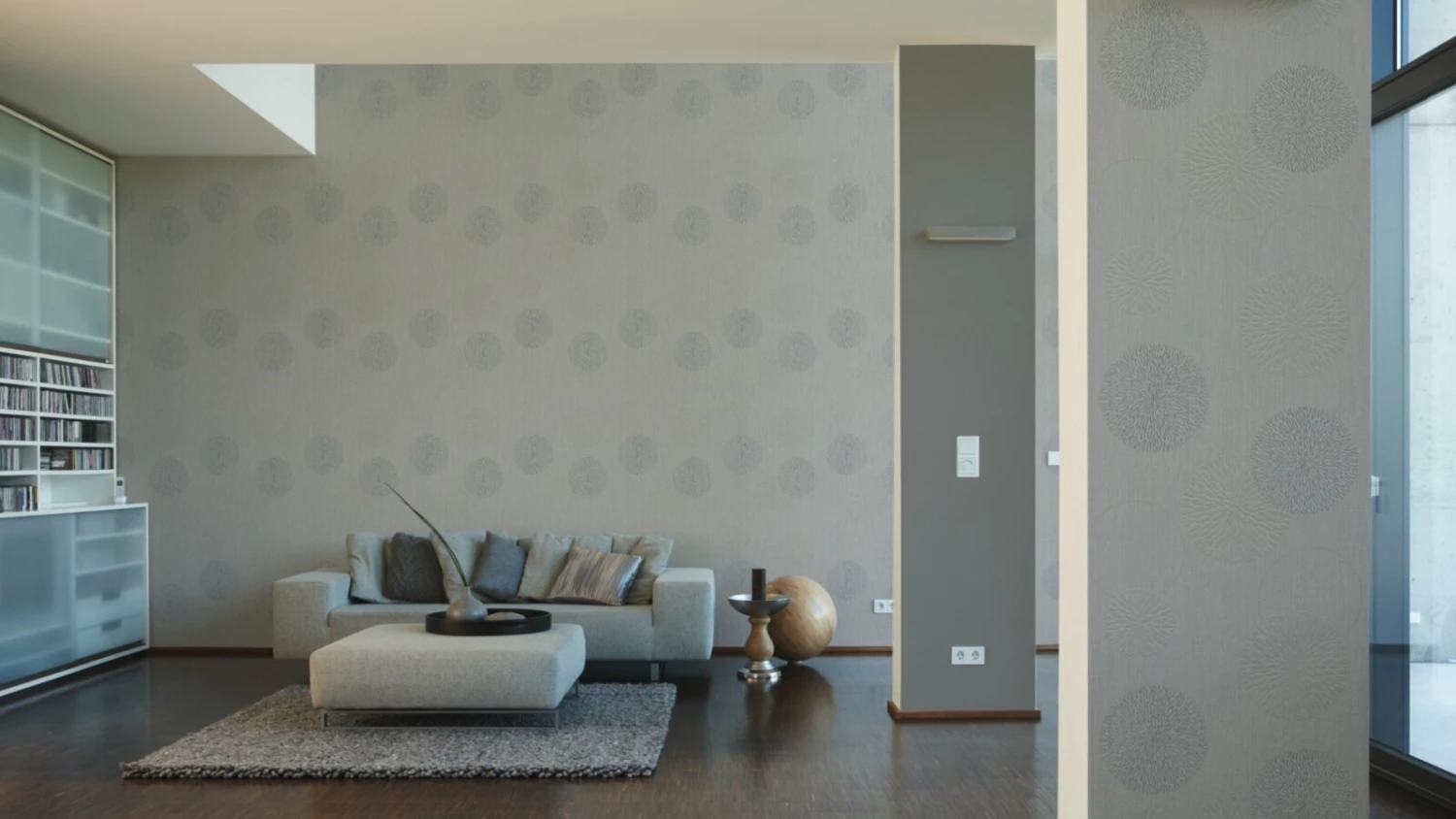 Vliestapete SPOT 3 - grau - uni - 10 Meter 4 Vliestapete SPOT 3 - grau - uni - 10 Meter – Bild 4