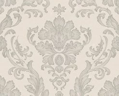 Papiertapete CONCERTO 2 - grau - 10 Meter