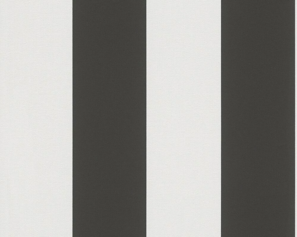 Vliestapete ELEGANCE 3 - schwarz-weiß - 10 Meter 1 Vliestapete ELEGANCE 3 - schwarz-weiß - 10 Meter