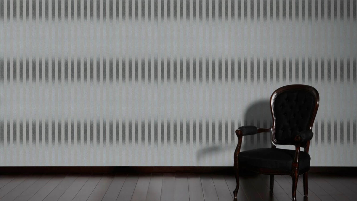 Papiertapete BLACK & WHITE 3 - grau-schwarz - Streifen - 10 Meter 2 Papiertapete BLACK & WHITE 3 - grau-schwarz - Streifen - 10 Meter – Bild 2