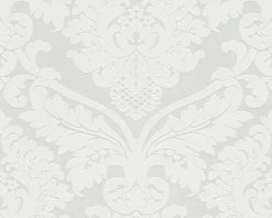 Vliestapete BLACK & WHITE 3 - weiß - Barock - 10 Meter