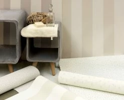 Vliestapete LIBERTE - weiß-beige - gestreift - 10 Meter -Baumarkt Verkaufsgeschäft 9001311600 03 1600Wx1600H