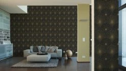 Vliestapete SPOT 3 - schwarz-gelb - 10 Meter -Baumarkt Verkaufsgeschäft 9001331400 04 1600Wx1600H