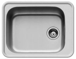 Einbecken-Einbauspüle SPACE PLUS - Edelstahl - Unterschränke ab 60 cm