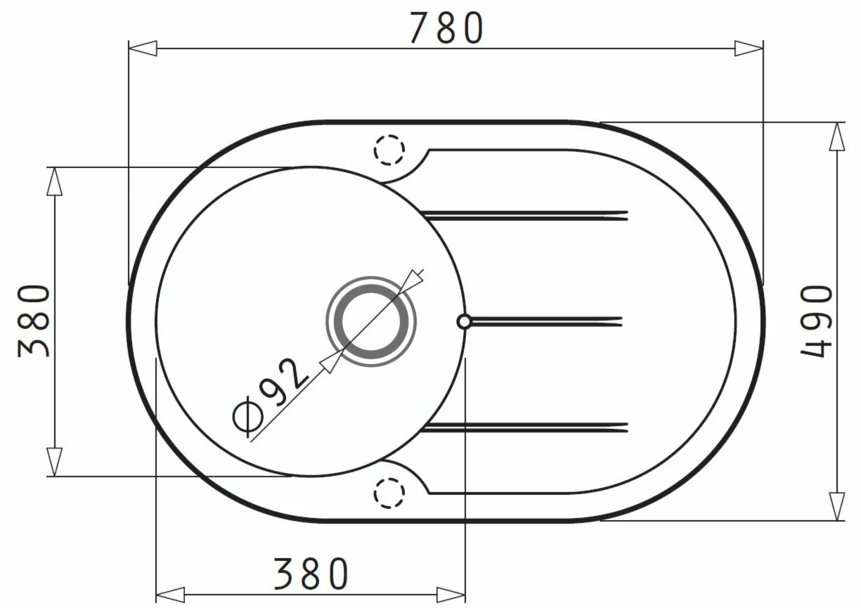 Einbauspüle ALAZIA ROUND - Pyragranite - dunkelgrau - Unterschränke ab 45 cm 2 Einbauspüle ALAZIA ROUND - Pyragranite - dunkelgrau - Unterschränke ab 45 cm – Bild 2