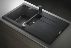 Einbauspüle ATHLOS - Pyragranite - carbon - Unterschränke ab 50 cm 5 Einbauspüle ATHLOS - Pyragranite - carbon - Unterschränke ab 50 cm -Baumarkt Verkaufsgeschäft 9001356500 03 1600Wx1600H