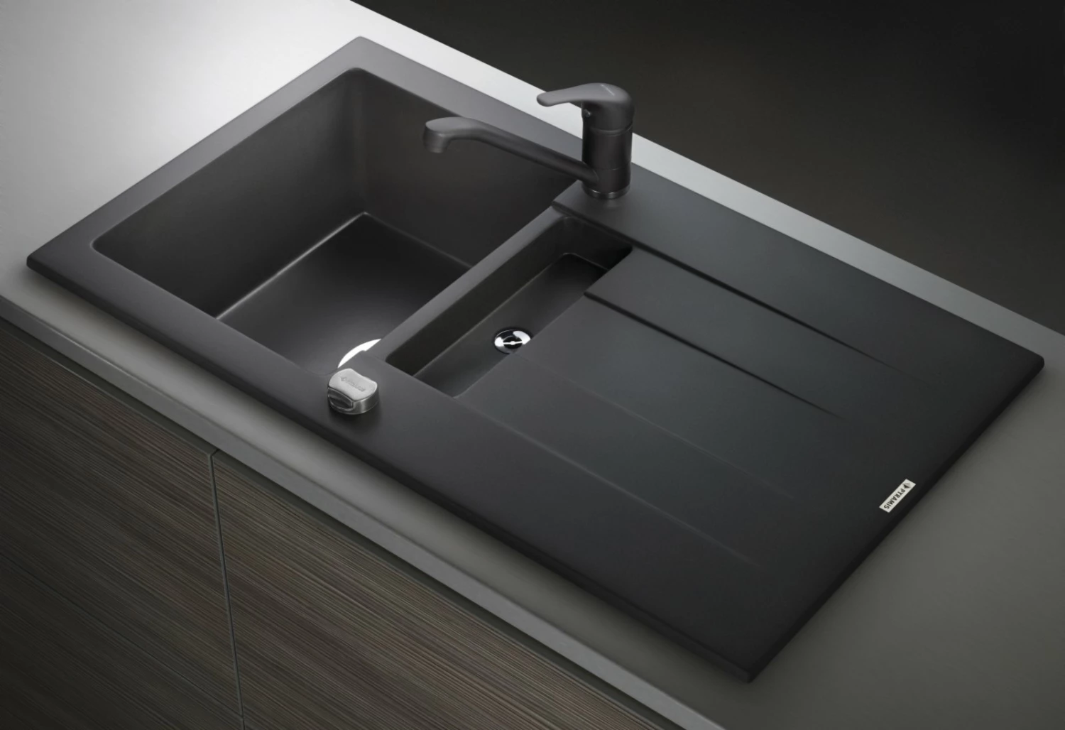Einbauspüle ATHLOS - Pyragranite - carbon - Unterschränke ab 50 cm 3 Einbauspüle ATHLOS - Pyragranite - carbon - Unterschränke ab 50 cm – Bild 3