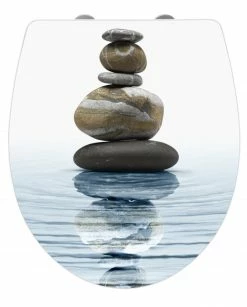 WENKO WC-Sitz MEDITATION - Hochglanz - Absenkautomatik