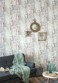 Papiertapete AUTHENTIC WALLS 2 - Bücher - 10 Meter -Baumarkt Verkaufsgeschäft 9001613600 03 1600Wx1600H