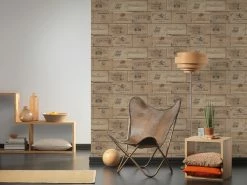 Vliestapete AUTHENTIC WALLS 2 - hellbraun - Holz - 10 Meter -Baumarkt Verkaufsgeschäft 9001614700 03 1600Wx1600H