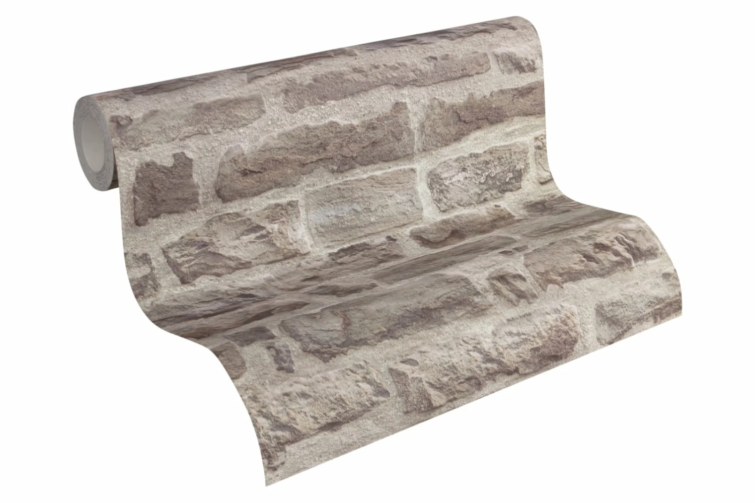 Vliestapete DECOWORLD 2 - beige-grau - 10 Meter 2 Vliestapete DECOWORLD 2 - beige-grau - 10 Meter – Bild 2