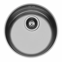 Unterbaubecken IRIS - Edelstahl - rund - für Unterschränke ab 45 cm