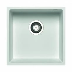 Unterbaubecken TETRAGON - weiß - quadratisch - Unterschränke ab 50 cm