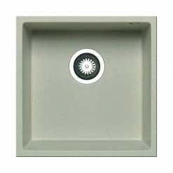 Unterbaubecken TETRAGON - beige - quadratisch - Unterschränke ab 50 cm