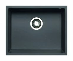 Unterbaubecken TETRAGON - grau - rechteckig - Unterschränke ab 60 cm