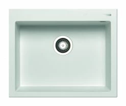 Granit-Einbauspüle ISTROS - weiß - 61x50 cm