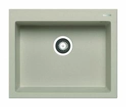 Granit-Einbauspüle ISTROS - beige - 61x50 cm