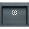 Granit-Einbauspüle ISTROS - grau - 61x50 cm