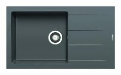 Granit-Einbauspüle ATHLOS - grau - 86x50 cm