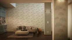 Vliestapete BORNEO - mittelbraun Metallic - 10 Meter -Baumarkt Verkaufsgeschäft 9001758600 03 1600Wx1600H