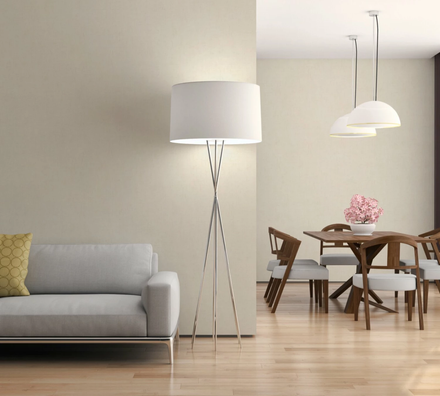 Vliestapete BORNEO - beige - 10 Meter 4 Vliestapete BORNEO - beige - 10 Meter – Bild 4