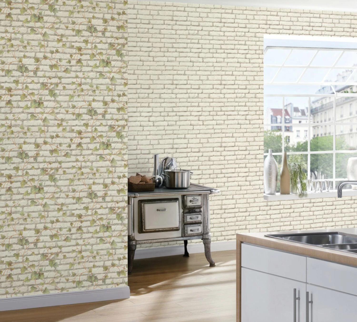 Vliestapete ESSENTIALS - grau - Mauer - 10 Meter 4 Vliestapete ESSENTIALS - grau - Mauer - 10 Meter – Bild 4