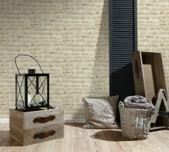 Vliestapete BEST OF WOOD´N STONE 2ND EDITION - beige - 10 Meter -Baumarkt Verkaufsgeschäft 9002231100 04 1600Wx1600H