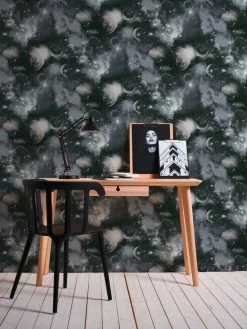 Papiertapete SIMPLY DECOR - Weltall - schwarz-grau - 10 Meter -Baumarkt Verkaufsgeschäft 9002261600 04 1600Wx1600H