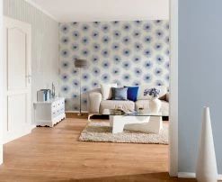 Vliestapete X-RAY - Streifen - beige-blau - 10 Meter -Baumarkt Verkaufsgeschäft 9002265900 03 1600Wx1600H