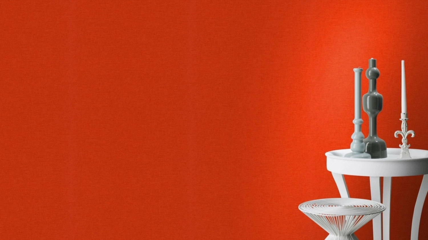 Vliestapete FLORENTINE 2 - rot-orange - 10 Meter 2 Vliestapete FLORENTINE 2 - rot-orange - 10 Meter – Bild 2