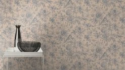 Vliestapete FLORENTINE 2 - blau - 10 Meter -Baumarkt Verkaufsgeschäft 9002400900 03 1600Wx1600H