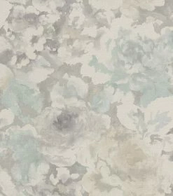 Vliestapete FLORENTINE 2 - hellgrau - 10 Meter