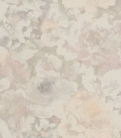 Vliestapete FLORENTINE 2- rosa-creme - 10 Meter