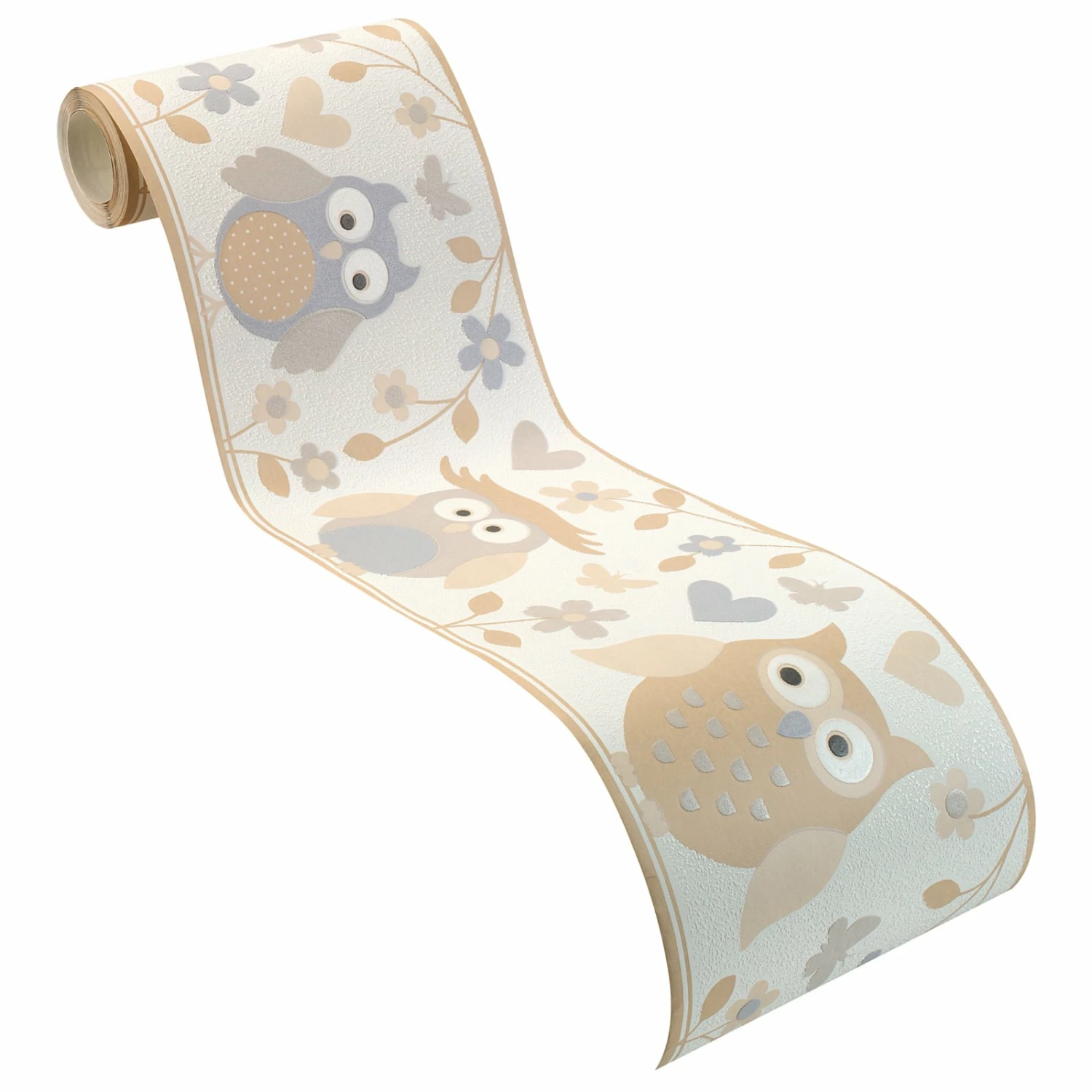 Vliesborte KIDS & TEENS - beige-grau - 5 Meter 2 Vliesborte KIDS & TEENS - beige-grau - 5 Meter – Bild 2