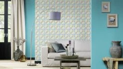 Vliestapete PREGO - blau - 10 Meter -Baumarkt Verkaufsgeschäft 9002411900 03 1600Wx1600H